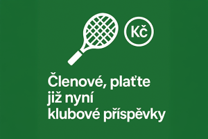 Placení klubových příspěvků 2026